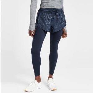 NEW Athleta Rainier tights navy smal tall - ST